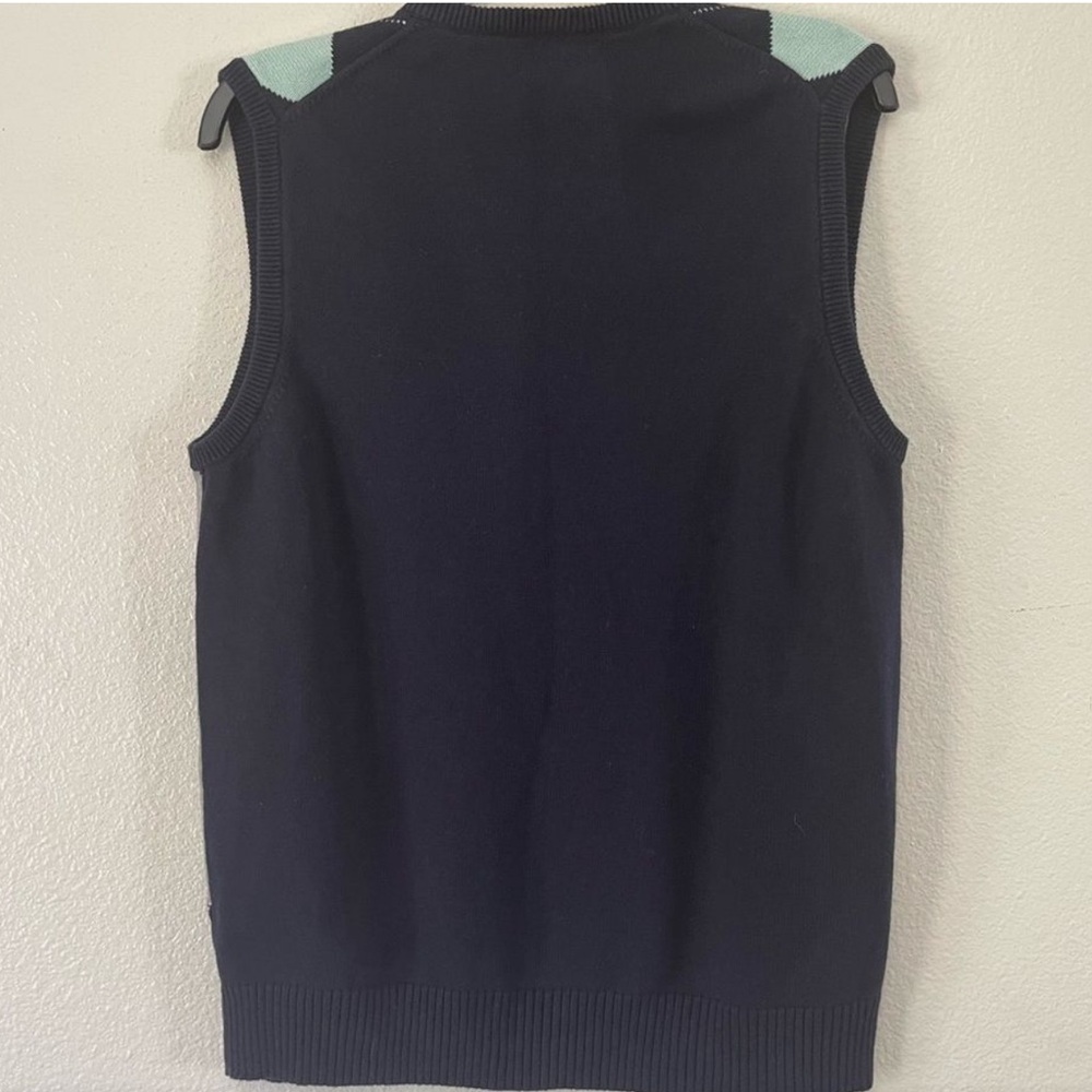 J. Crew Argyle Sweater Vest Size Medium - Unisex - Picture 3 of 3